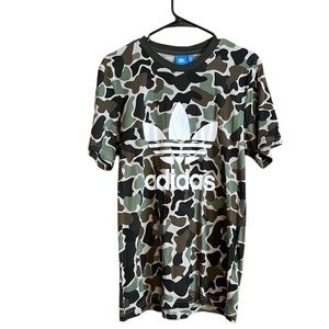 Adidas Men’s Camo Trefoil Logo T- Shirt